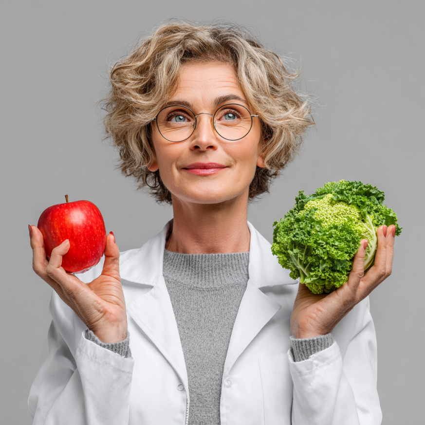 Здорове харчування для літніх людей - свіжі овочі та фрукти